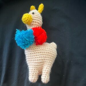 Handmade Crochet Llama Toy